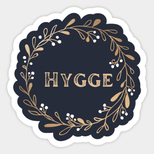 Hygge Wreath Sticker